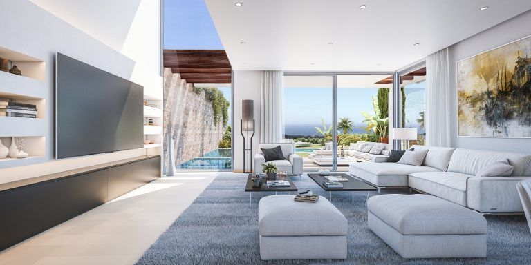 Livingroom design in Golf Villa