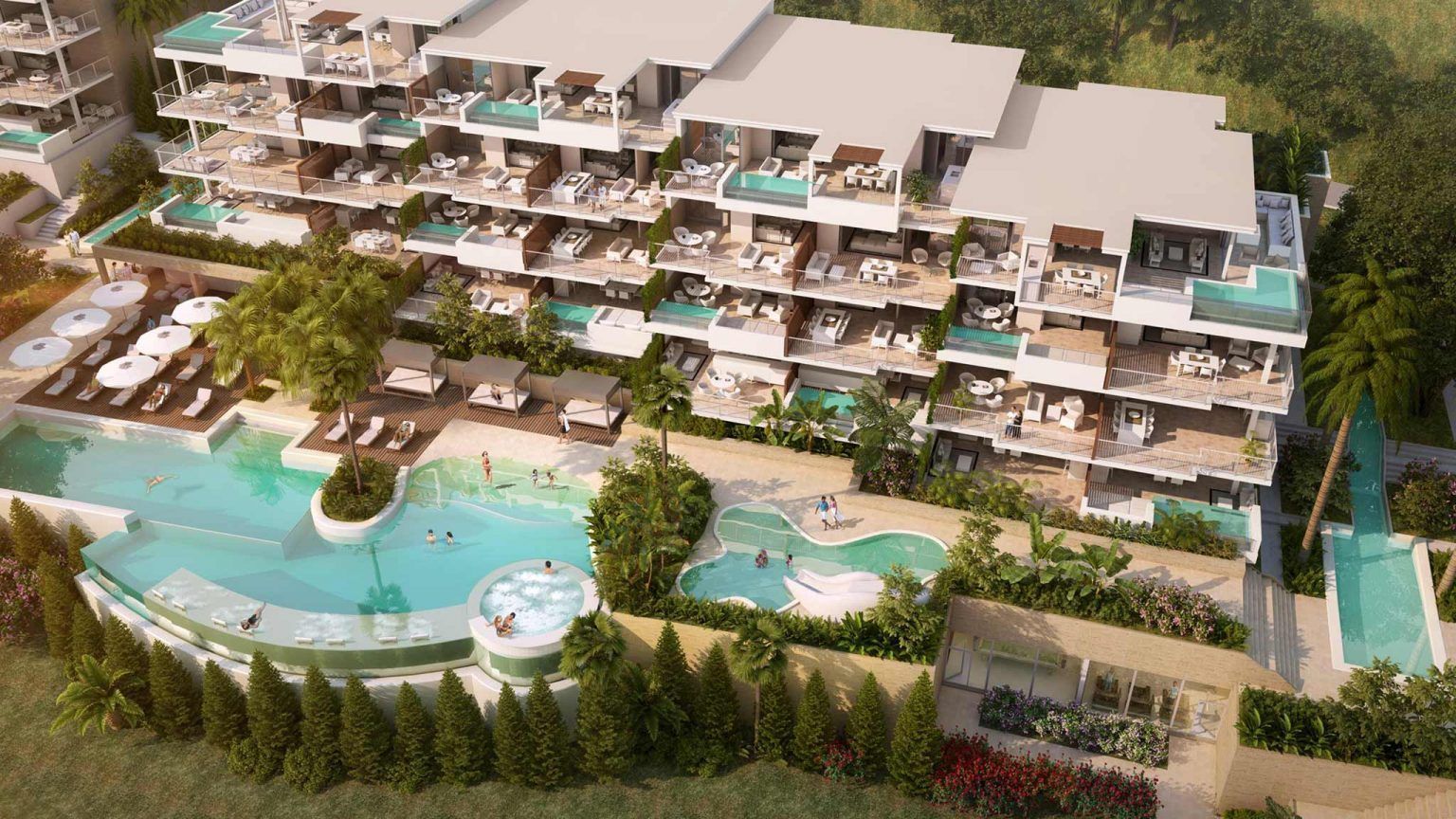 Modern apartments with private pool Altavista Property