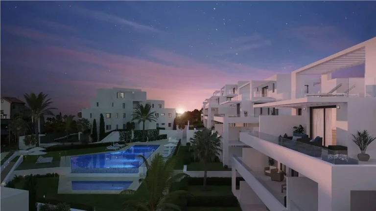 Brand New Apartments in Estepona - By Night