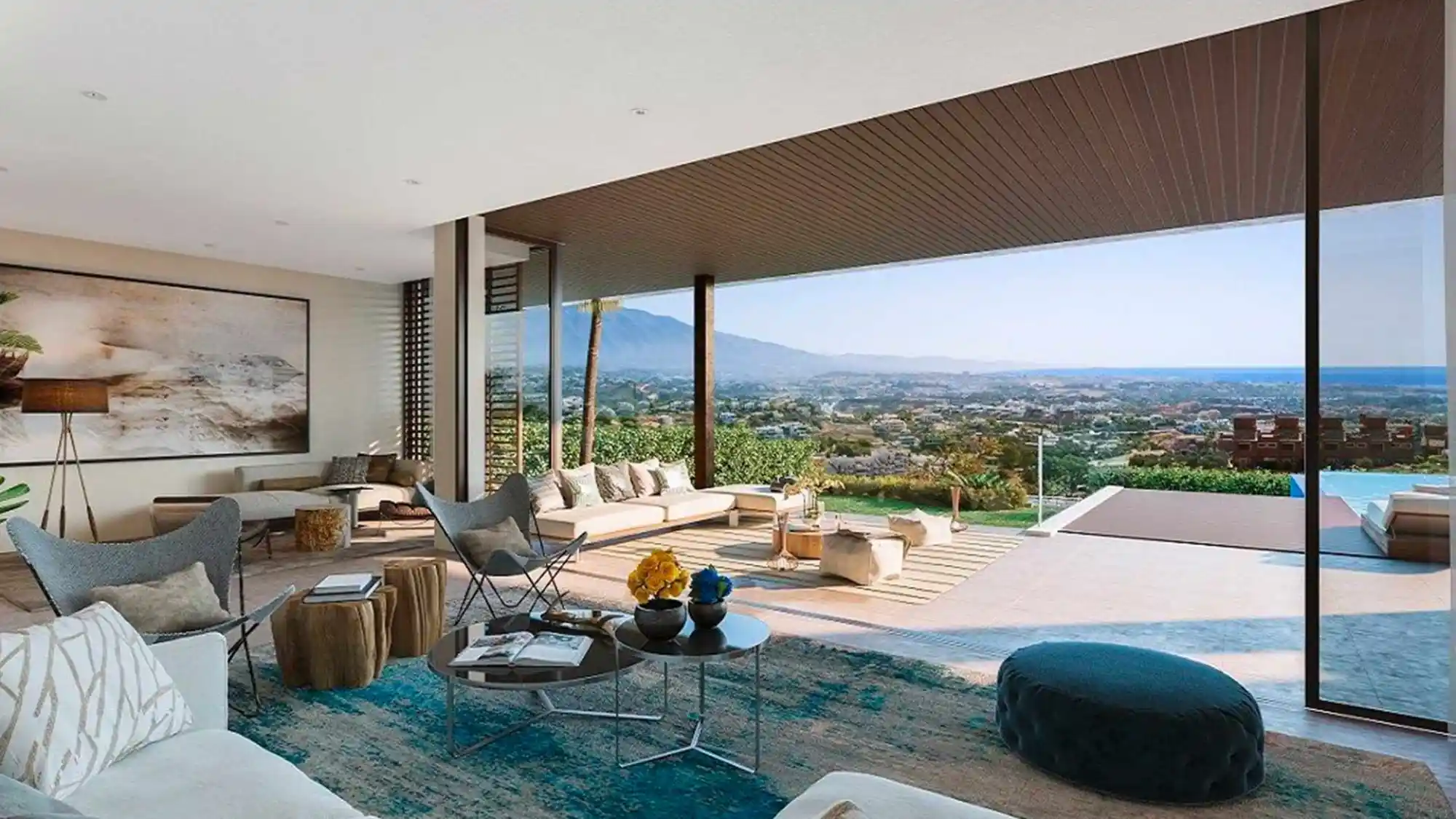 Brand-New-Eco-Villas-With-Views-Benahvis-Marbella-Livingroom