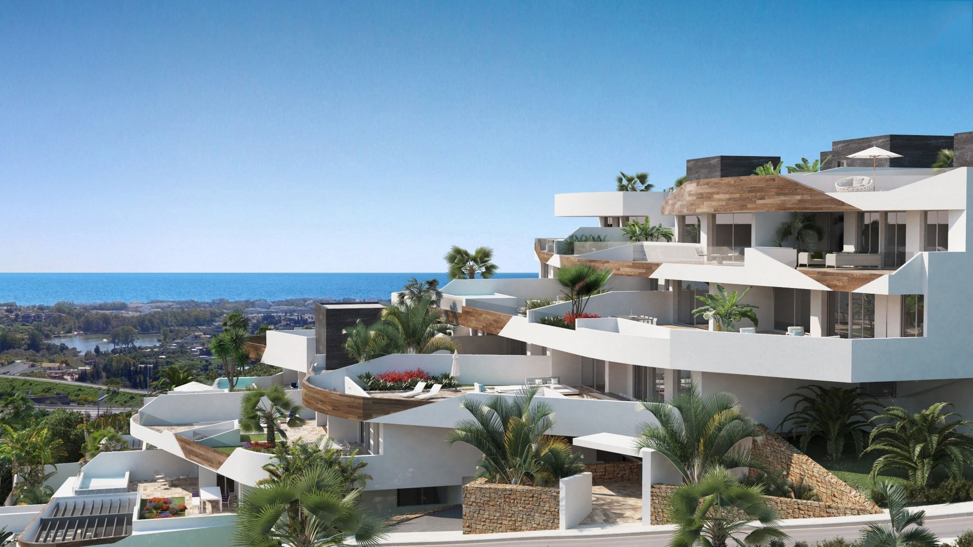 Large contemporary development with sea views Altavista Property