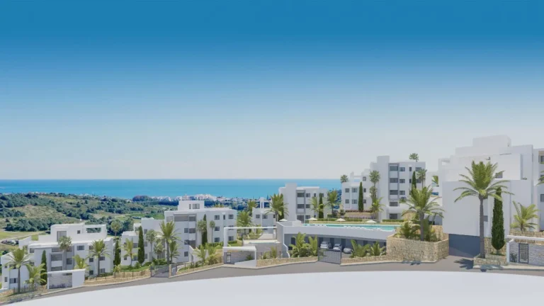 Frontline Golf Apartments with Sea Views in Estepona