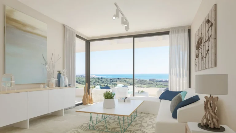 Golf Apartments with Sea Views from the Living Room