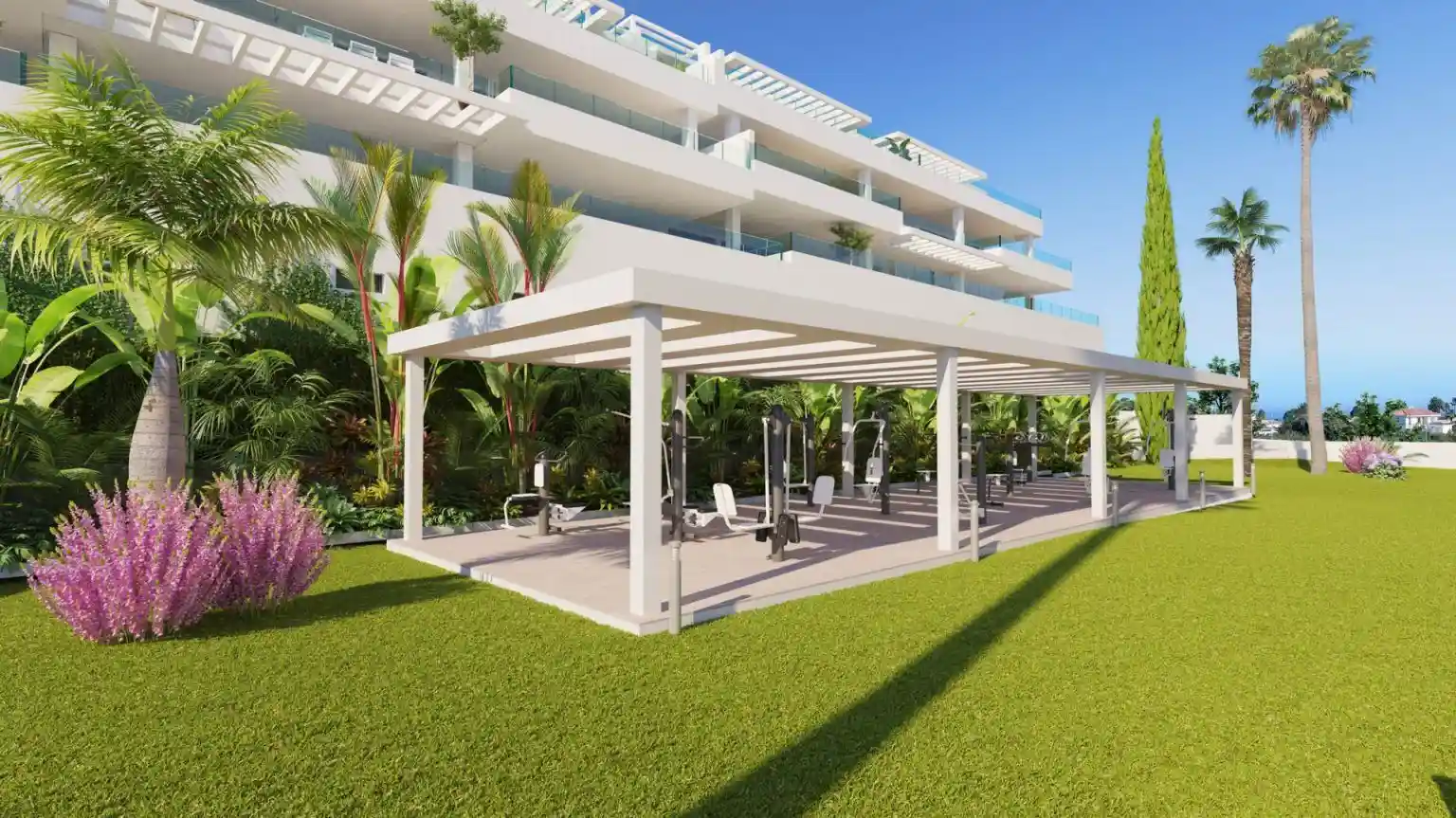 Modern Apartments in Estepona with Outdoor Gym