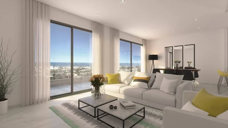 Luxury Apartmens with Sea Views in Estepona Livingroom
