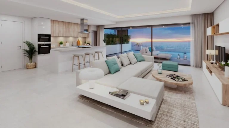 Luxury Apartments With Sea Views from the Living room