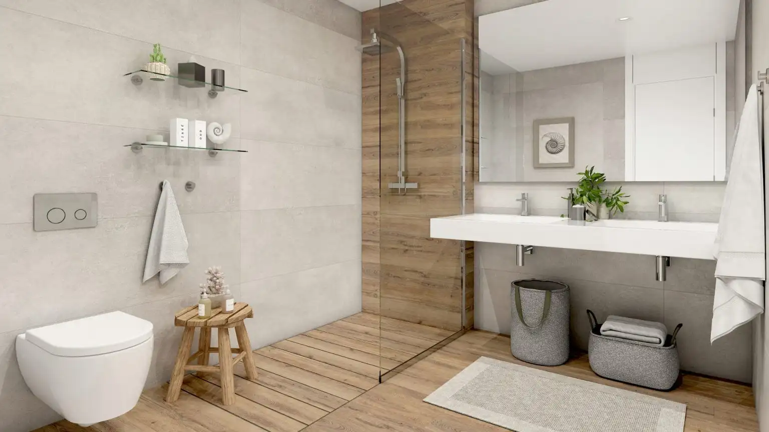 Small Apartments for Sale in Cabopino Marbella - Bathroom