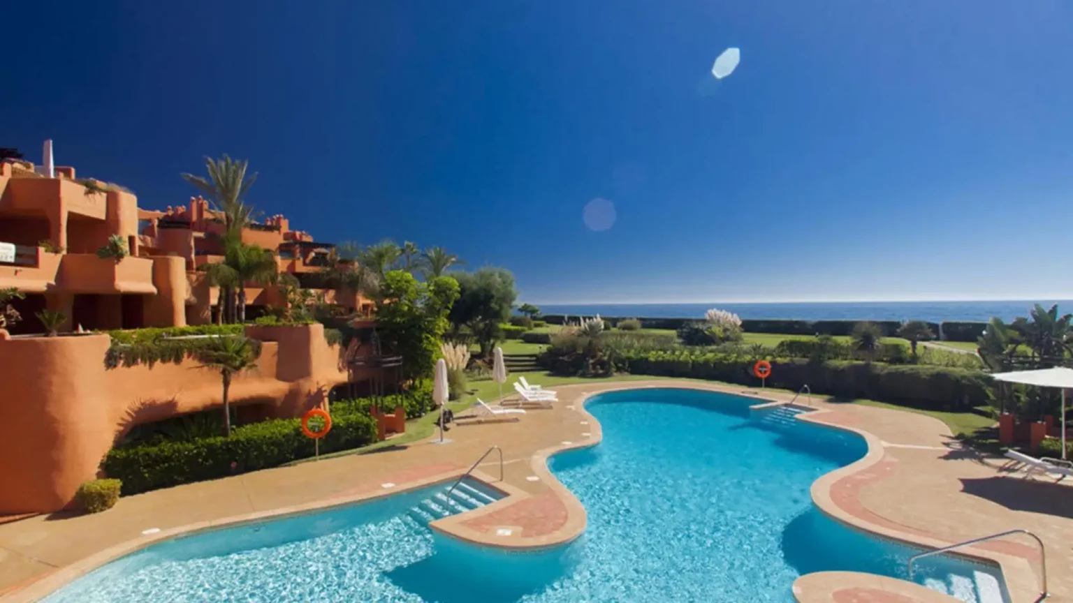 Beautiful Sea View from Los Monteros Beach Apartments