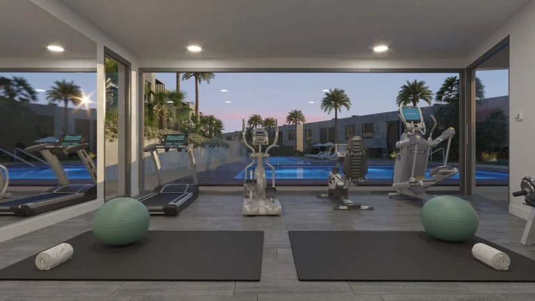 Open Plan Homes In Peaceful Location Gym