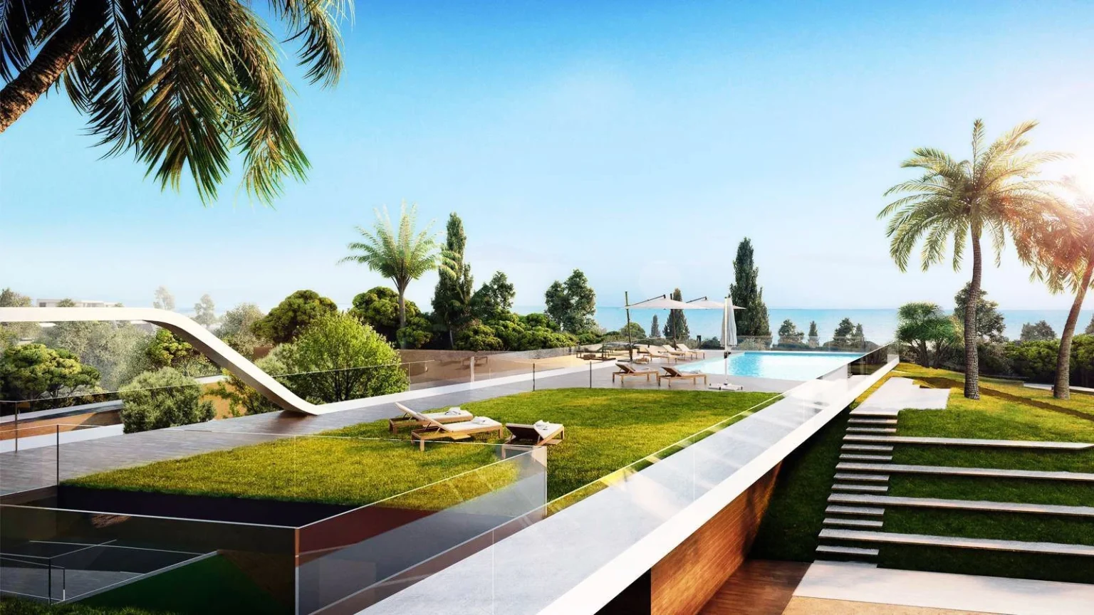 Unique Townhouses Close To Beach Garden and Pool