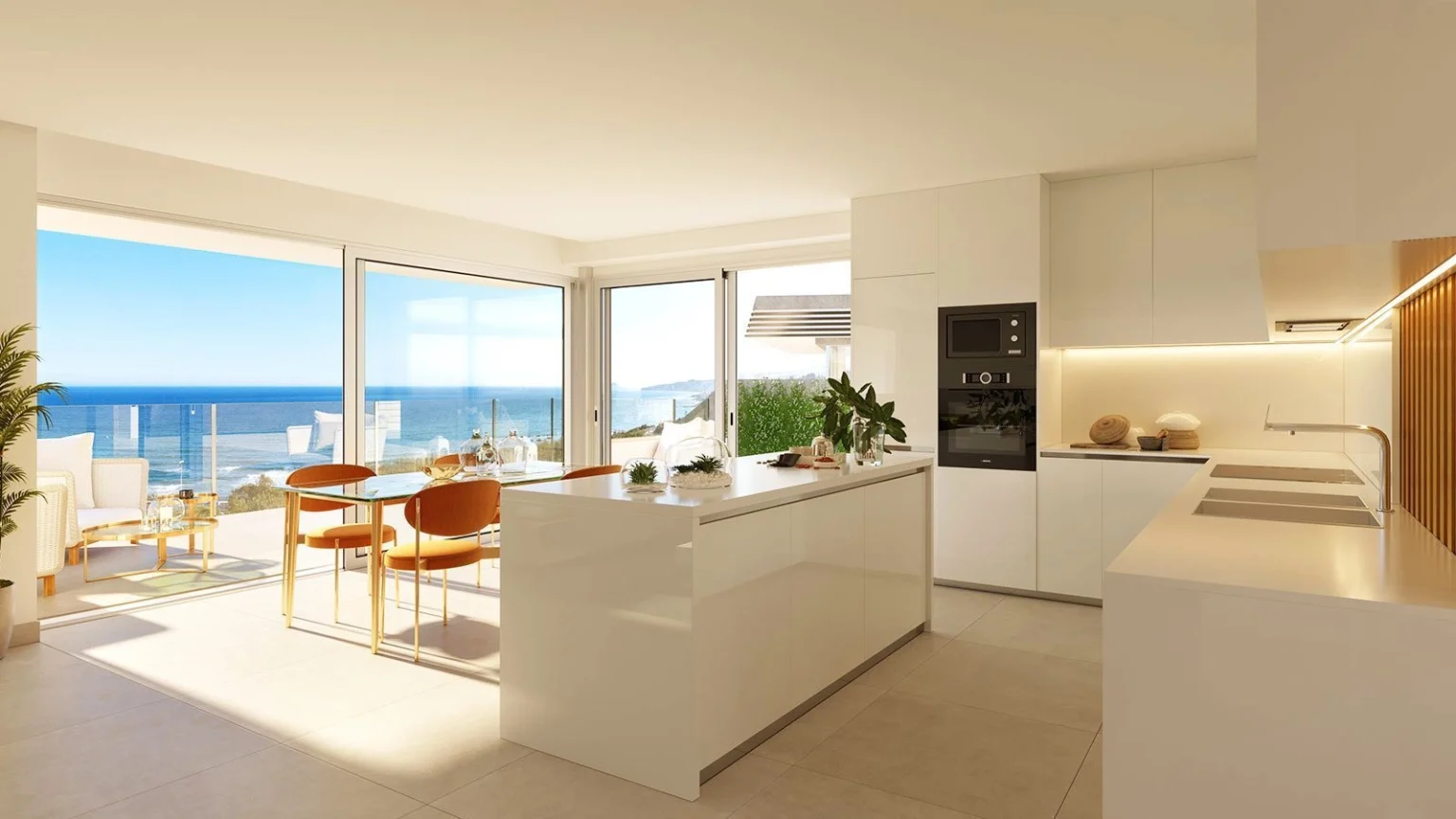 Unique Townhouses Close To Beach Kitchen