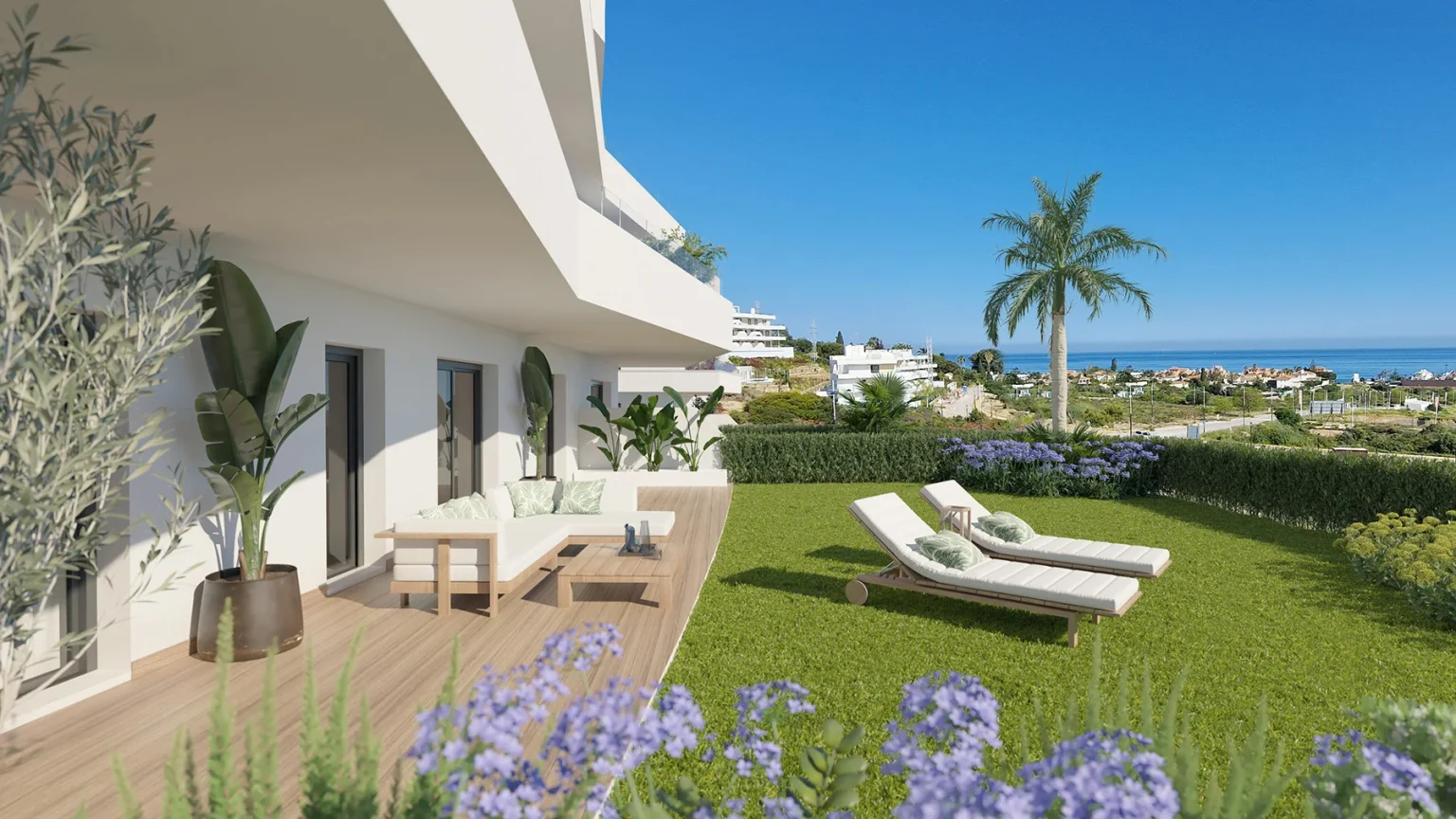 Walking Distance To The Beach With Sea View Garden