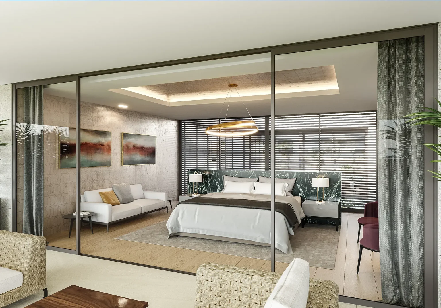 Palacetes-de-Banus-Living-Bedroom